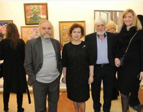 Открытие выставки "100 картин оренбургских художников".